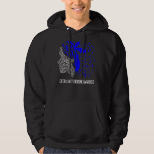 We hebben Blue Draag voor Cri du Chat Syndrome Awa Hoodie