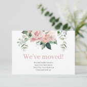 We hebben Blush Pink Floral-mededeling verplaatst (Staand voorkant)