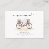 We hebben Boho Chic Elegant Moving Announcement ve Visitekaartje (Voorkant)