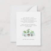 We hebben Boho Chic Moving Announcement verplaatst Notitiekaartje (Achterkant)