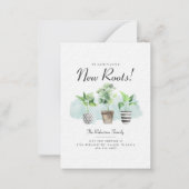 We hebben Boho Chic Moving Announcement verplaatst Notitiekaartje (Voorkant)