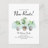 We hebben Boho Chic New Roots Moving Aankondigingskaart (Voorkant)