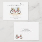 We hebben Boho Chic Red Bicycle Moving Notitiekaartje