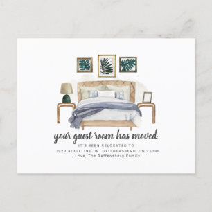 We hebben Boho Chic verhuisd Aankondigingskaart