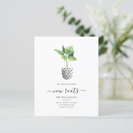 We hebben Boho Moving Announcement verplaatst (Staand voorkant)