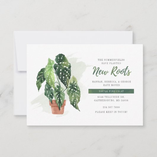 We hebben Boho Moving Announcement verplaatst (Voorkant)