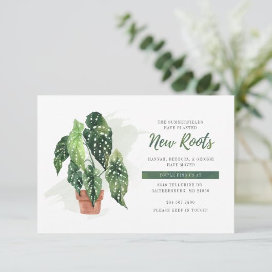 We hebben Boho Moving Announcement verplaatst (Staand voorkant)