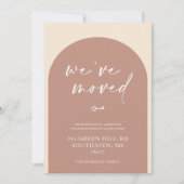 We hebben Boho Moving Announcement verplaatst Kaart (Voorkant)