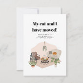 We hebben Boho New Address Moving Announcement ver (Voorkant)