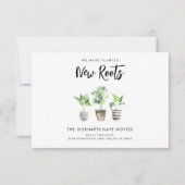 We hebben Boho New Address verhuisd Aankondiging (Voorkant)