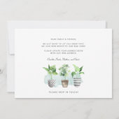 We hebben Boho New Roots Moving Announcement verpl Aankondiging (Achterkant)