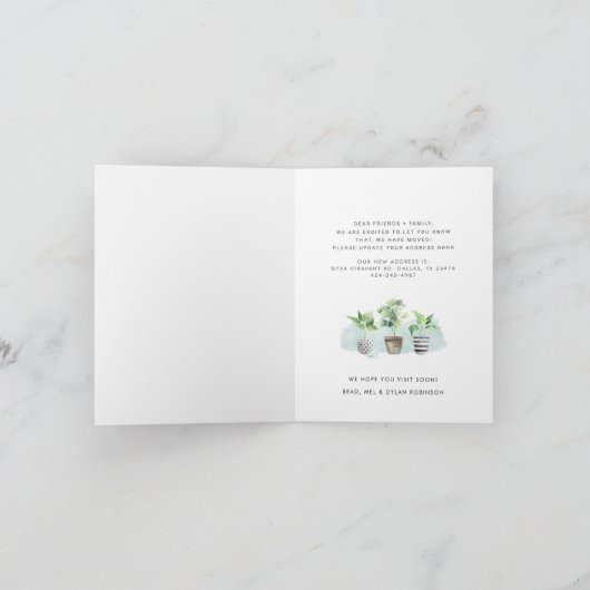 We hebben Boho New Roots Moving Announcement verpl Aankondiging (Binnen)