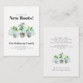 We hebben Boho New Roots Moving Notitiekaartje (Voorkant / Achterkant)