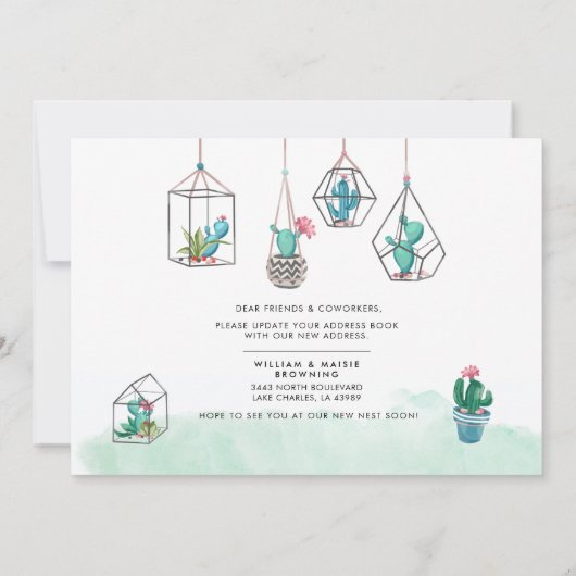 We hebben Boho Planten New Home Aankondiging verpl (Achterkant)