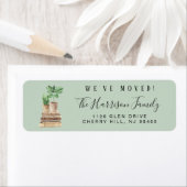 We hebben Boho Planten Sage Return Address verplaa Etiket (Insitu)