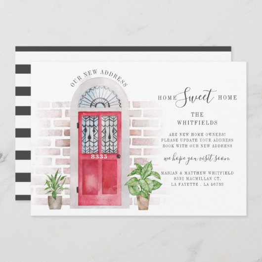 We hebben Boho Red door Moving Aankondiging (Voorkant / Achterkant)