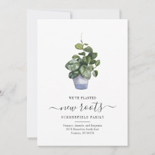 We hebben Boho Script New Roots Botanical Moving v