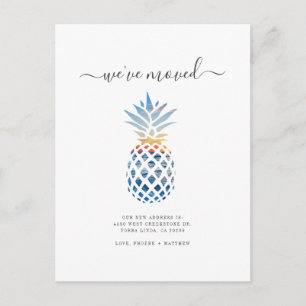 We hebben Boho Tropical Fruit Moving Waterverf ver Aankondigingskaart