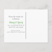 We hebben Boston City Skyline verplaatst Aankondigingskaart (Achterkant)