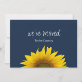 We hebben Botanical Sunflower Navy Blue Moving ver Aankondiging (Voorkant)