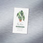 We hebben Botanische Boho Moving Announcement verp Magnetisch Visitekaartje (Voorbeeld)