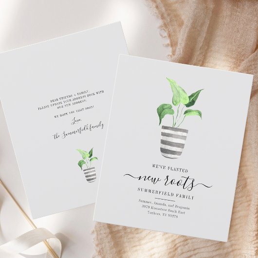 We hebben Botanische Moving Announcement verplaats
