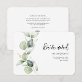 We hebben Botanische Moving Announcement verplaats (Voorkant / Achterkant)