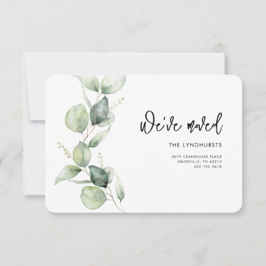 We hebben Botanische Moving Announcement verplaats (Voorkant)