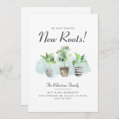 We hebben Botanische New Roots verplaatst Aankondiging (Voorkant / Achterkant)