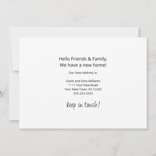 We hebben Botanische Zonnebloem verplaatst Aankondiging (Achterkant)