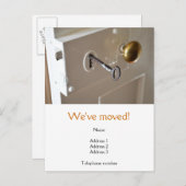 We hebben Briefkaart verplaatst met een oude deur (Voorkant / Achterkant)