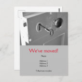 We hebben Briefkaart verplaatst met een oude deur  (Voorkant / Achterkant)