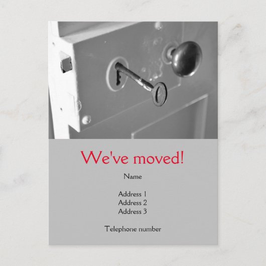 We hebben Briefkaart verplaatst met een oude deur  (Voorkant)