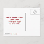 We hebben briefkaart verplaatst met verhuiswagen (Achterkant)