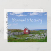 We hebben briefkaart verplaatst - personaliseren (Voorkant / Achterkant)