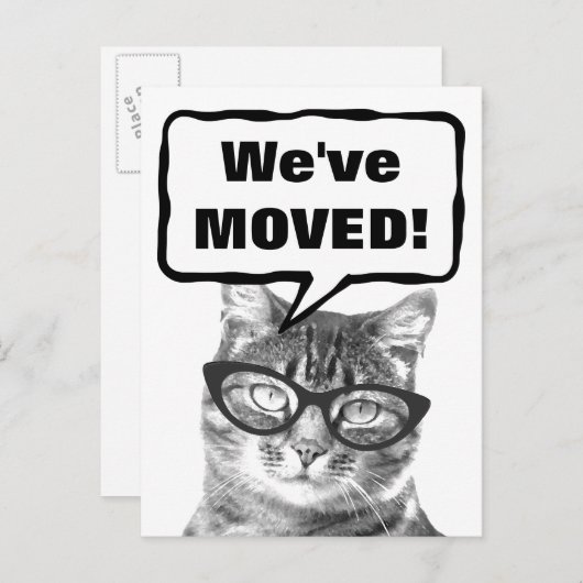 We hebben briefkaarten verplaatst met een grappige (Voorkant / Achterkant)