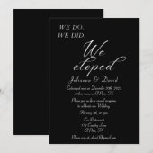 We hebben bruiloft ontdekt. kaart (Voorkant / Achterkant)