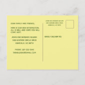 We hebben budgettair appartementenwoningen verplaa aankondigingskaart (Achterkant)