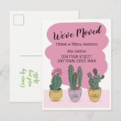 We hebben Cactus Briefkaart verplaatst (Voorkant / Achterkant)
