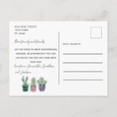 We hebben Cactus Foto Moving Announement verplaats Aankondigingskaart (Achterkant)