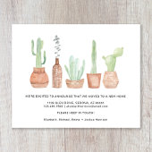 We hebben Cactus Waterverf Moving Announement verp