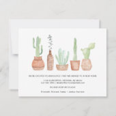 We hebben Cactus Waterverf Moving Announement verp (Achterkant)