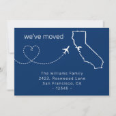 We hebben California Moving Announcement Blue verp (Voorkant)
