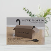 We hebben Cat verplaatst in een doos die de Aankon (Staand voorkant)