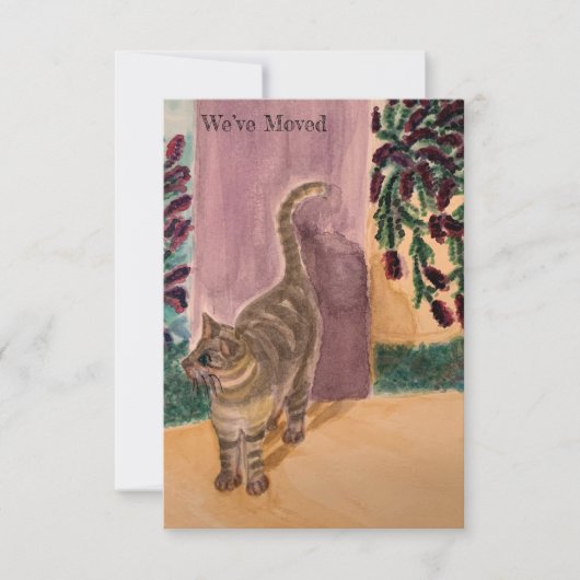 We hebben Cat verplaatst RSVP Kaartje (Voorkant)