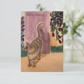 We hebben Cat verplaatst RSVP Kaartje (Staand voorkant)