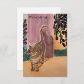 We hebben Cat verplaatst RSVP Kaartje (Voorkant / Achterkant)