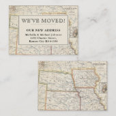 We hebben Central Midwest  Map Moving Notitiekaartje (Voorkant / Achterkant)