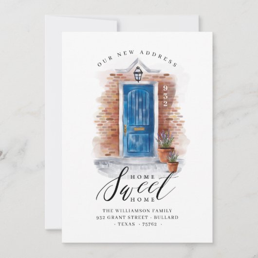 We hebben Cerulean Blue Waterverf Door & Brick ver Aankondiging (Voorkant)