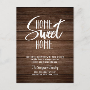 We hebben Chalkboard Moving Aankondiging verplaats Briefkaart